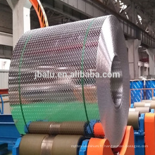 Chine Fabrication en alliage 1060 bande de roulement aluminium aluminium damier bobine